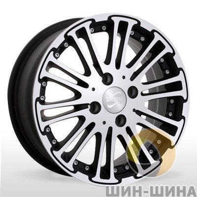 Диски BK 130 MtBP (Matt Black Polished) Storm